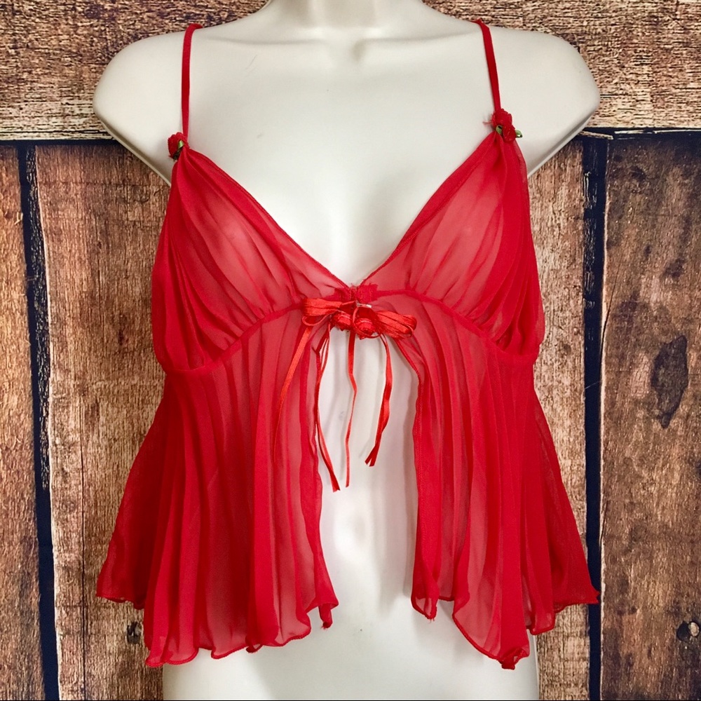 Vintage two piece lingerie set , L